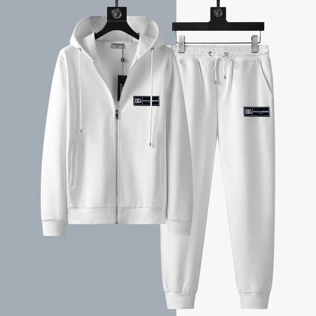 Dolce & Gabbana Dolce & Gabbana All White Tracksuit Set White - 1