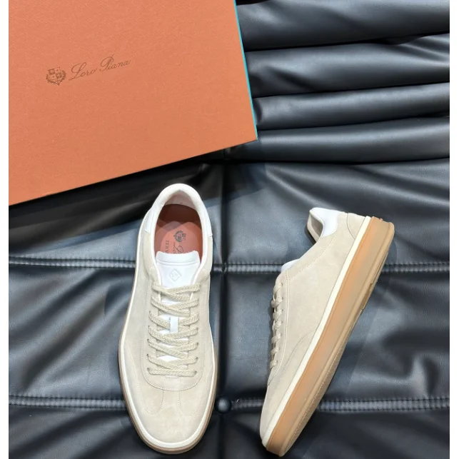 Other Loro Piana Beige Suede Sneakers Beige - 1
