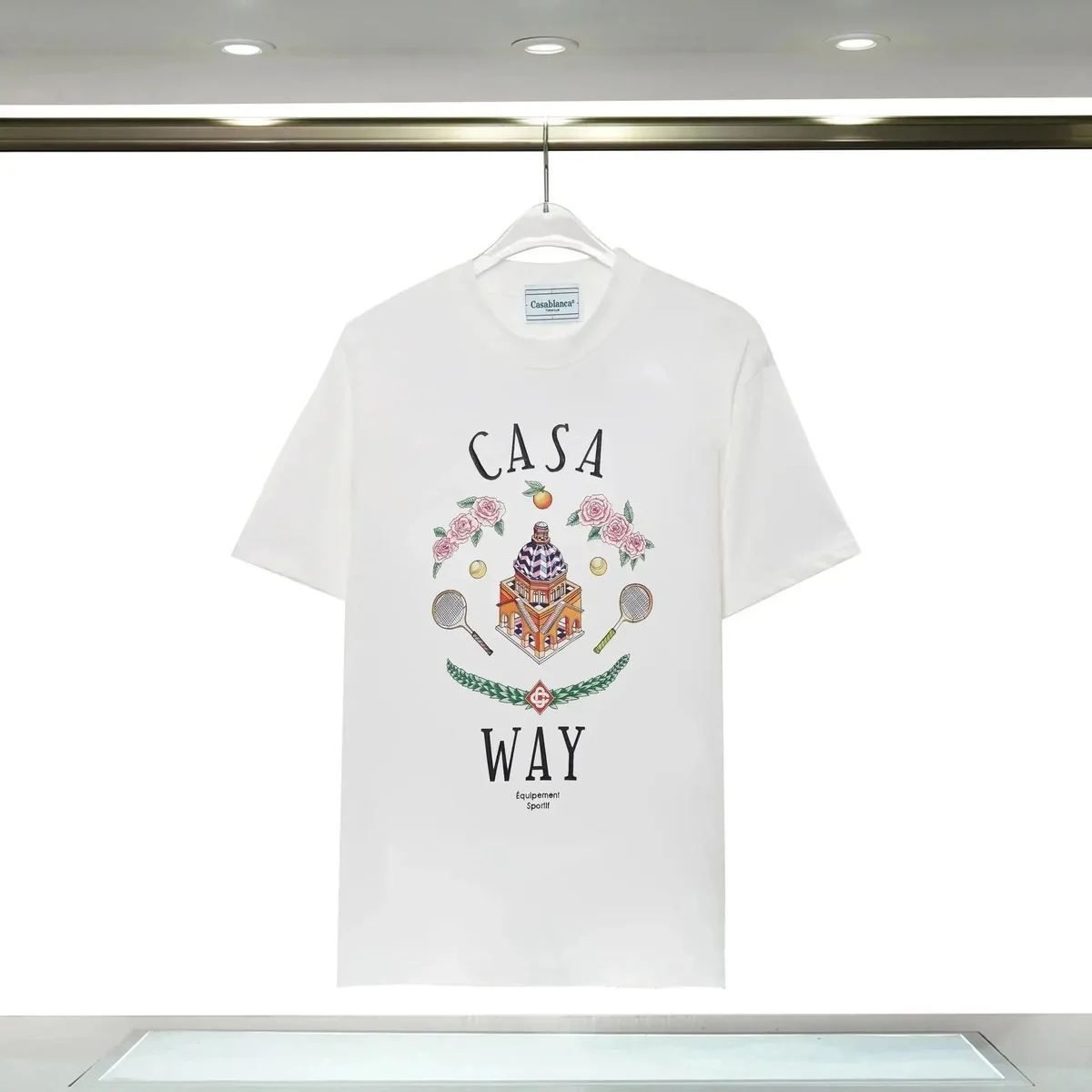 Casablanca Casablanca Casa Way White T-Shirt White - 1