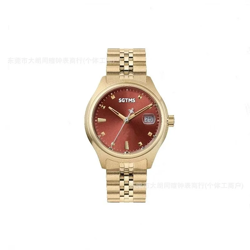 Other SGTMS Gold Red Dial Watch Unisex Gold - 1