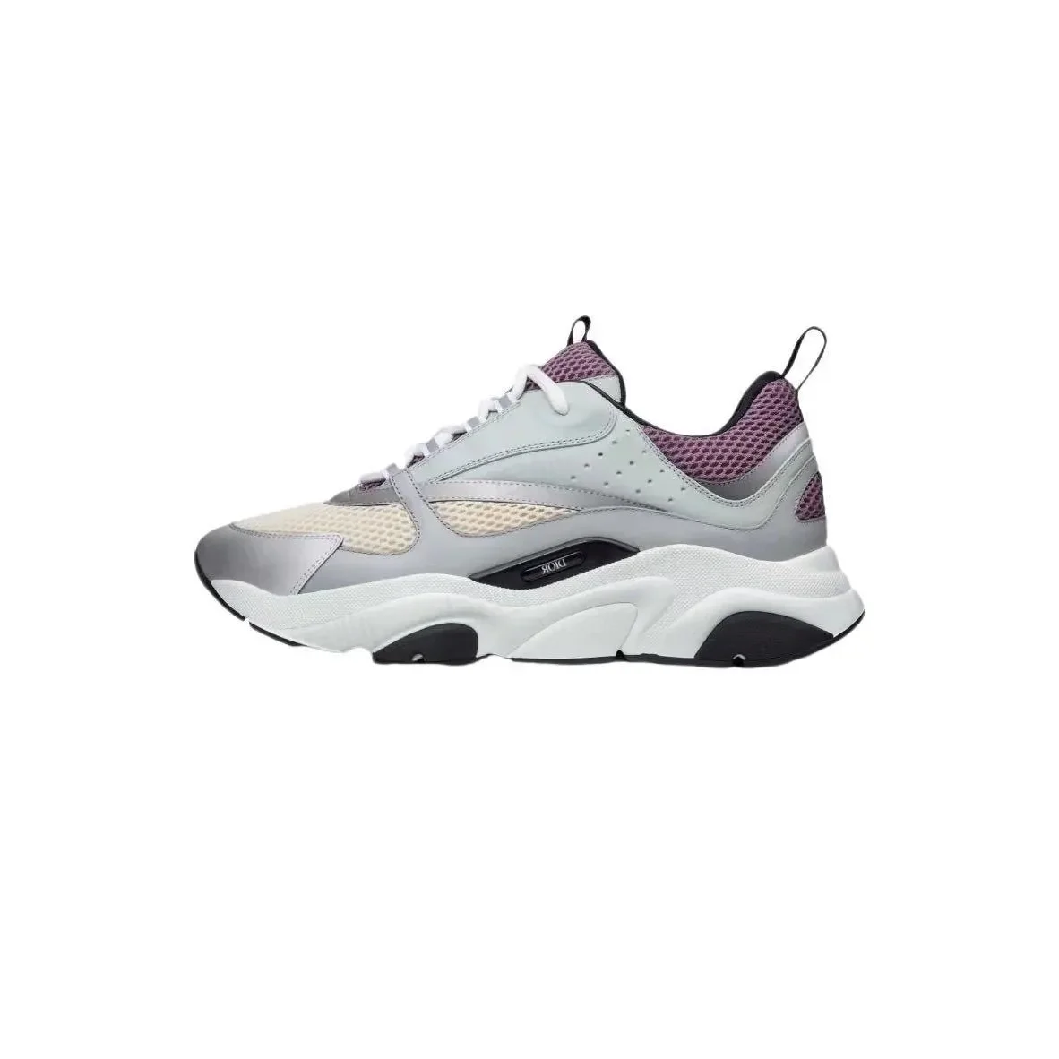 Dior Dior Air Force 1 B22-10 Grey Purple Sneakers Grey