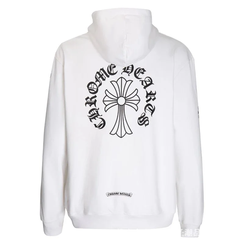 Chrome Hearts Chrome Hearts CH Cross White Hoodie White - 1