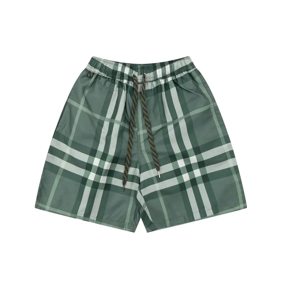 Other Plaid Shorts Green/White Casual Shorts Green - 1