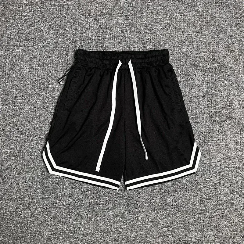 Other Black Basketball Shorts with White Stripes Black - 1