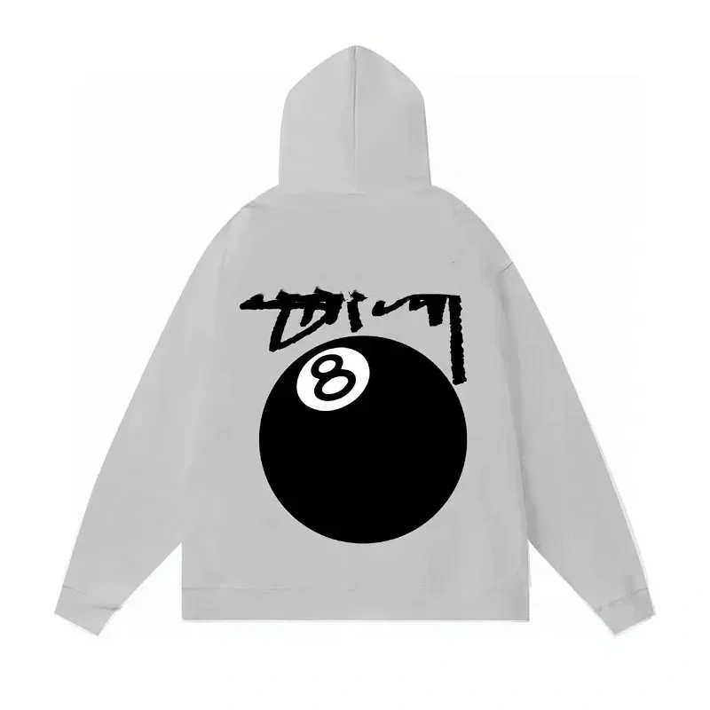 Stussy Stüssy 8 Ball Heather Grey Hoodie Grey