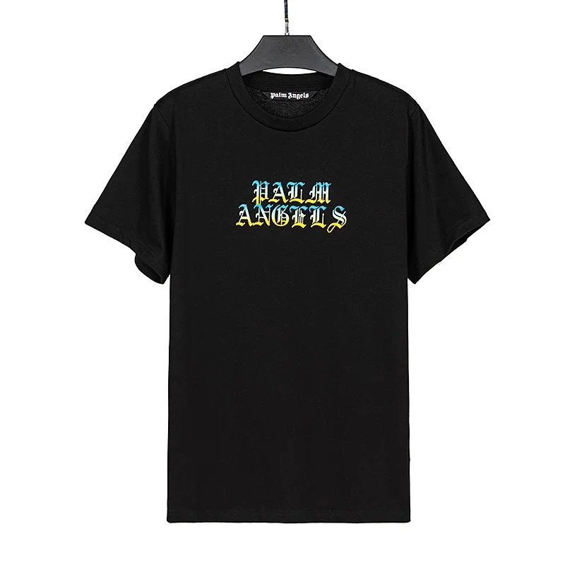 Palm Angels Palm Angels 'PALM ANGELS' Black T-Shirt Black - 1