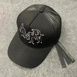 Amiri Amiri TH12 Black Mesh Trucker Cap Black
