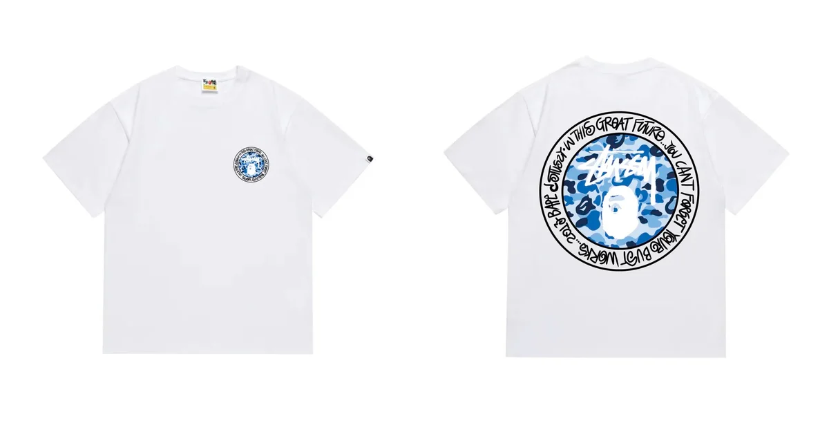 A Bathing Ape A Bathing Ape BAPE STA White T-Shirt White - 1