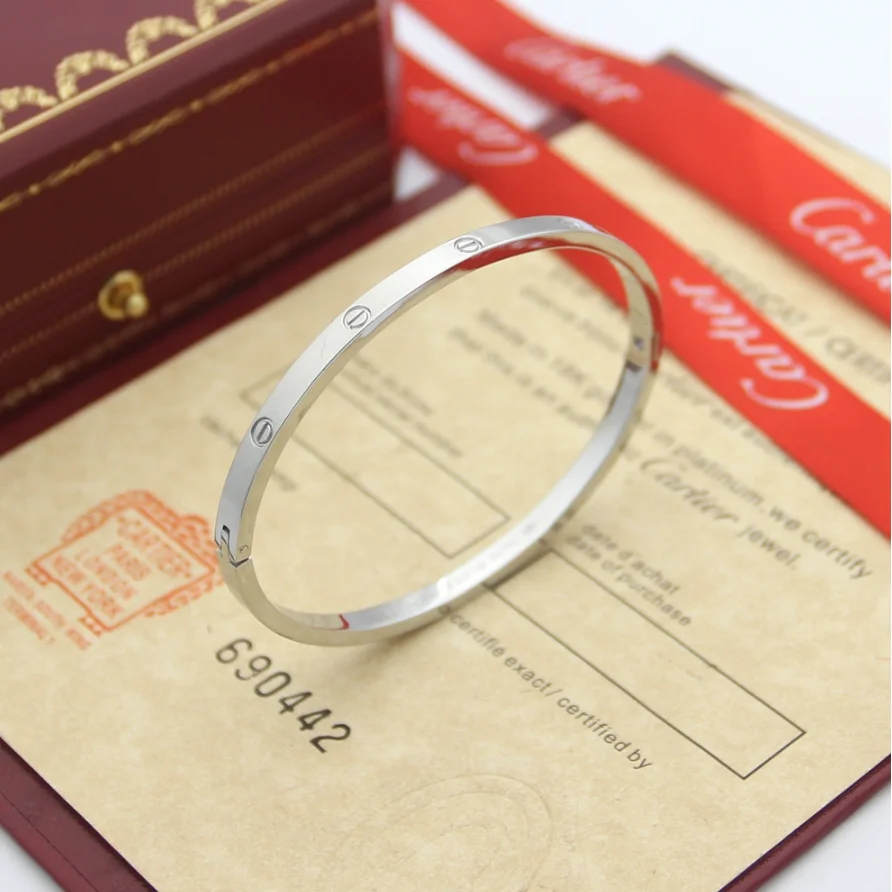Cartier Cartier Love Silver Bracelet Jewelry Silver - 1