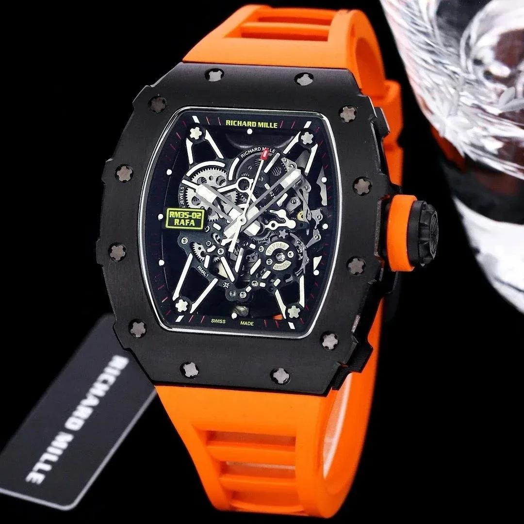Richard Mille Richard Mille RM35-02 Rafa Black & Orange Watch Orange - 1
