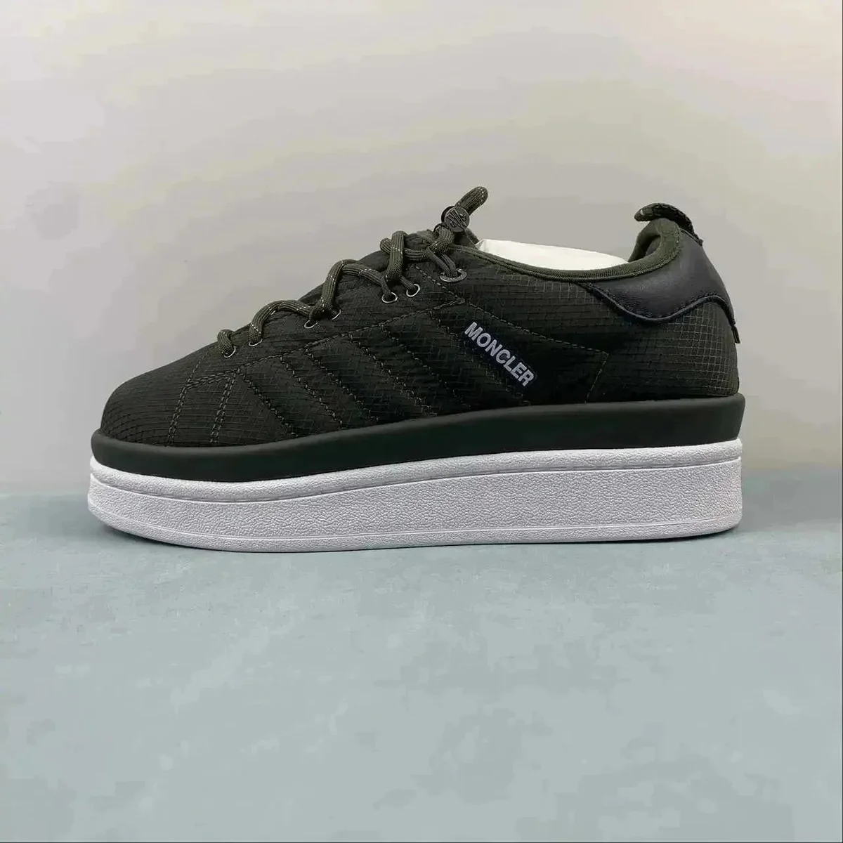 Moncler Moncler IE5190 Black Platform Sneakers Black