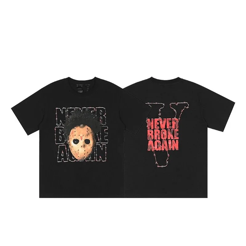 VLONE Vlone Never Broke Again Black T-Shirt Black - 1