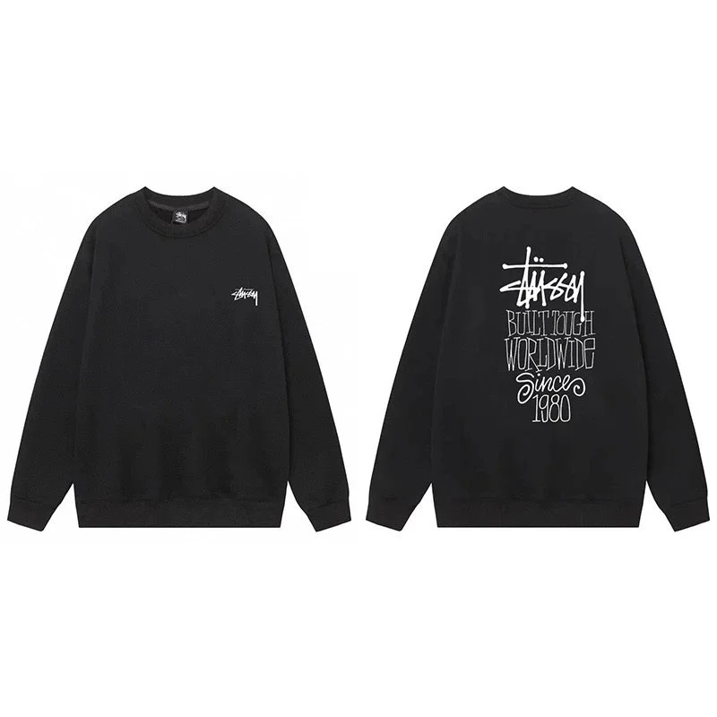 Stussy Stussy Stüssy Worldwide Since 1980 Black Hoodie Black - 1