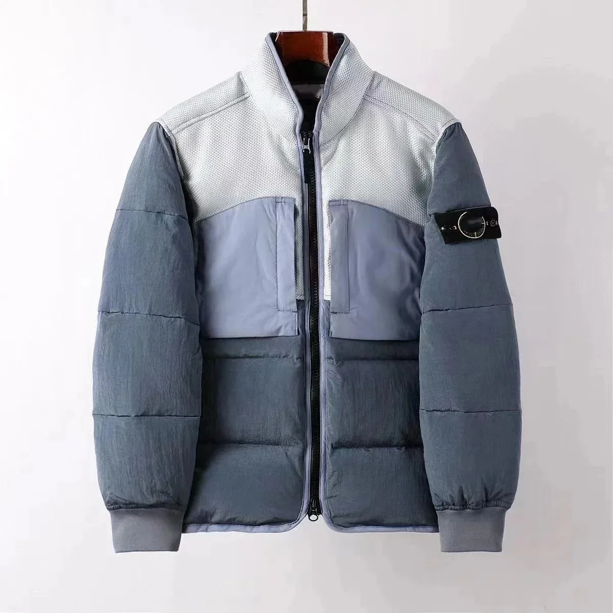Stone Island Stone Island Shadow Project Haze Blue Puffer Jacket Blue