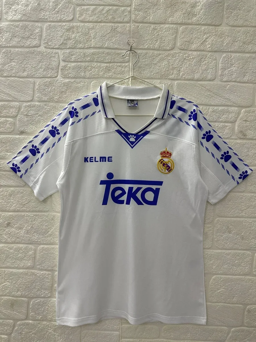 Kelme Kelme Real Madrid Home Jersey White/Blue White - 1