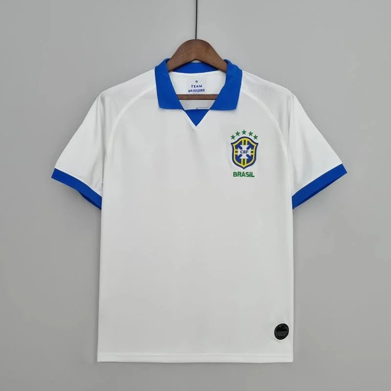 Other Brazil 2019 Away Jersey Polo Shirt White - 1