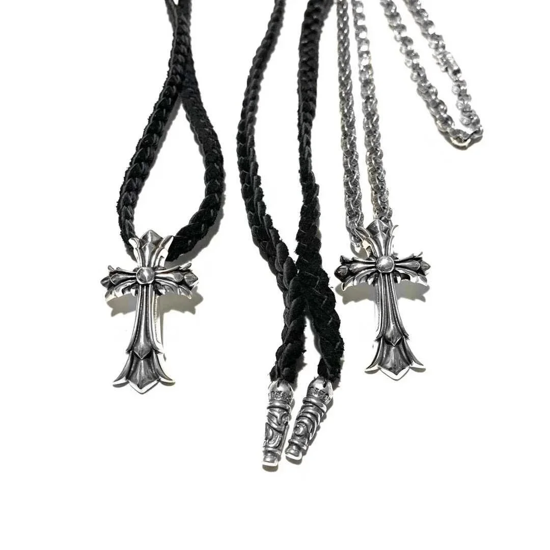 Chrome Hearts Chrome Hearts CH Cross Necklace Silver Black Silver - 1