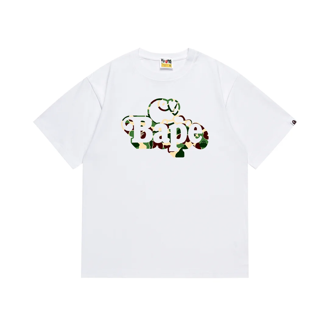 A Bathing Ape A Bathing Ape BAPE STA White Camo Bape T-Shirt White - 1