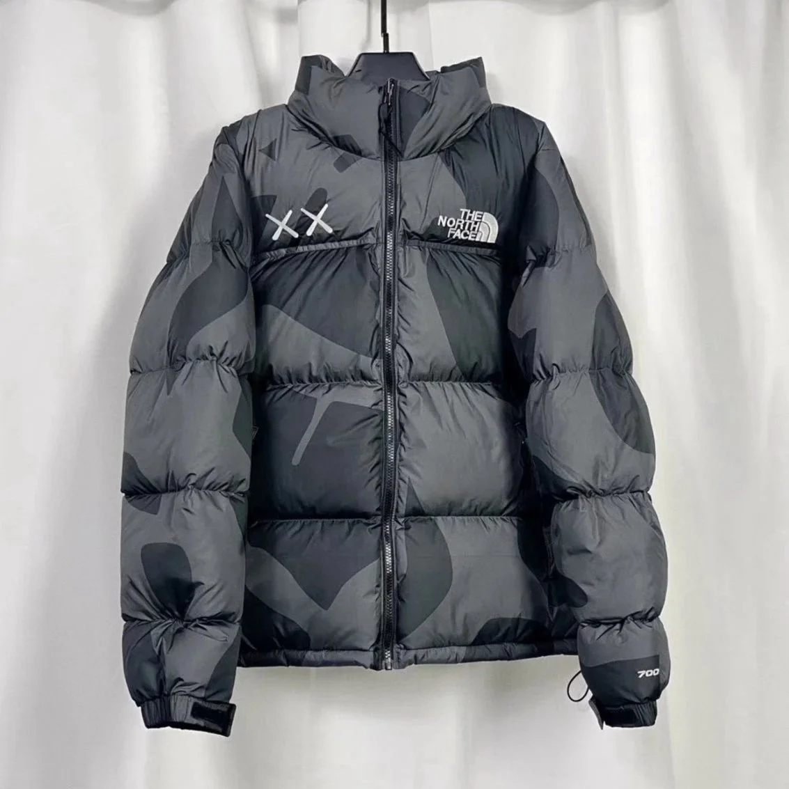 The North Face The North Face Nuptse Camo Black Parka Black - 1