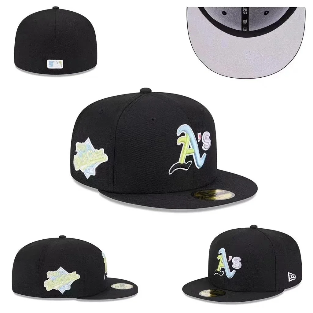 New Era New Era 59FIFTY Oakland Athletics Black Cap Black - 1
