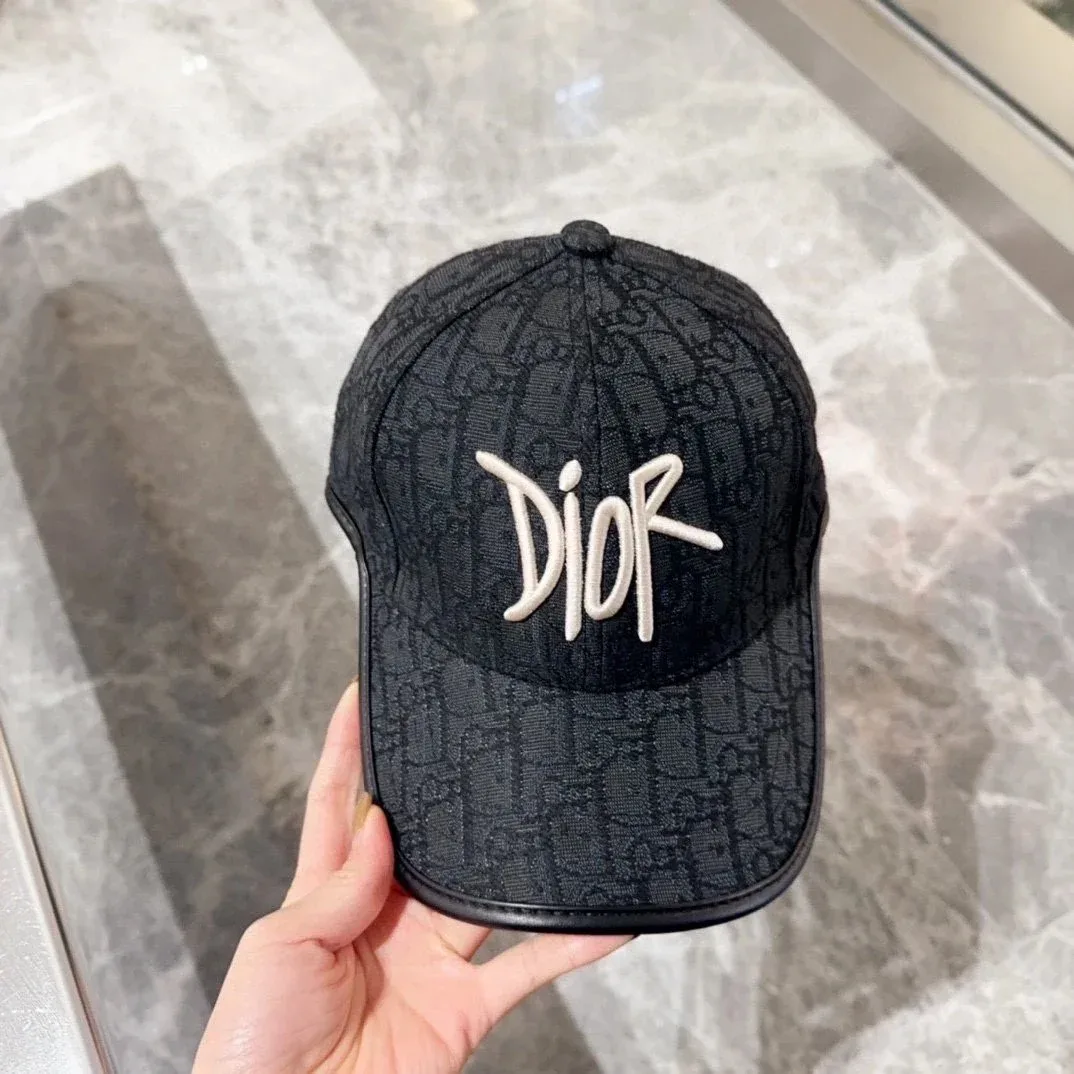 Dior Dior Black/White Monogram Cap Black