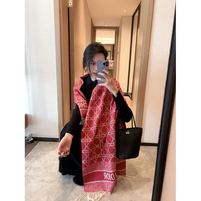 Dior Dior Lady Dior Red Scarf Red