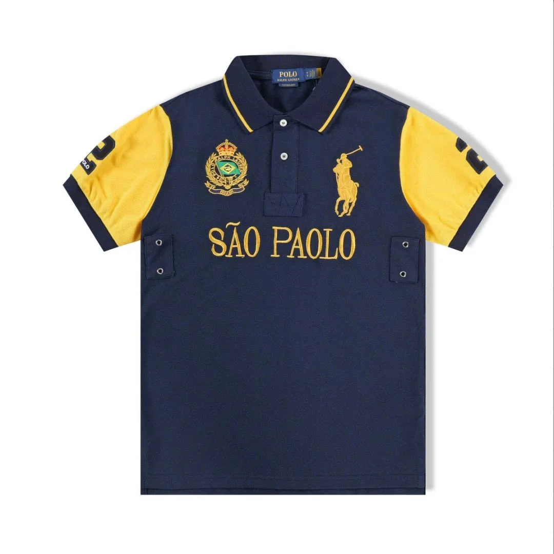 Polo Ralph Lauren Polo Ralph Lauren São Paulo Polo Shirt Navy/Yellow Navy - 1