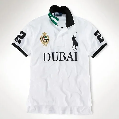 Polo Ralph Lauren Polo Ralph Lauren Classic Logo Dubai White Polo Shirt White - 1