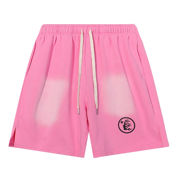 Hellstar Hellstar Pink Fade Shorts Pink - 1