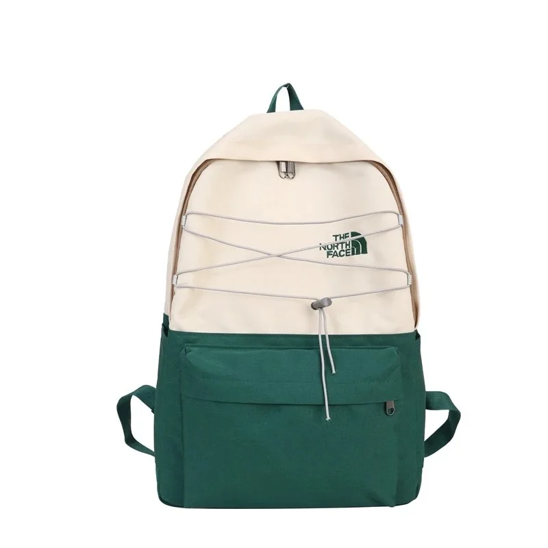 The North Face Nuptse Backpack Cream/Green