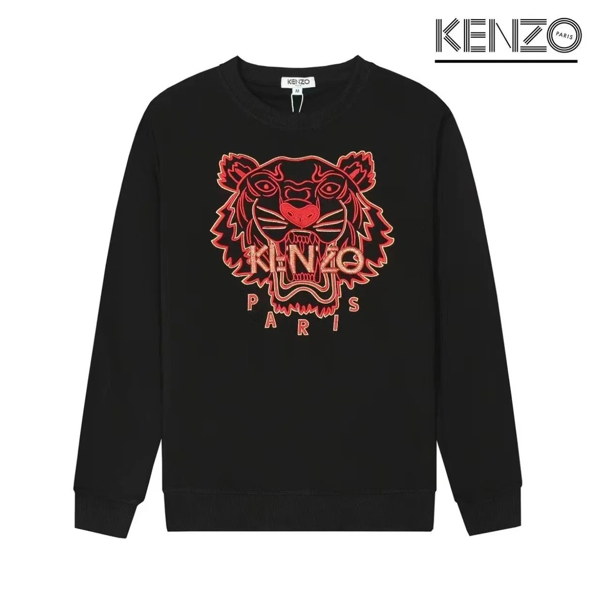 Kenzo Kenzo Tiger Black/Red Sweatshirt Black - 1