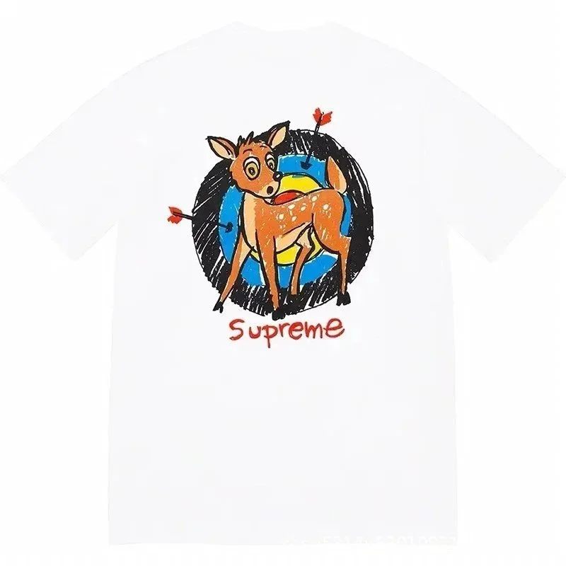 Supreme Supreme Supreme Bambi Deer Graphic White T-Shirt White
