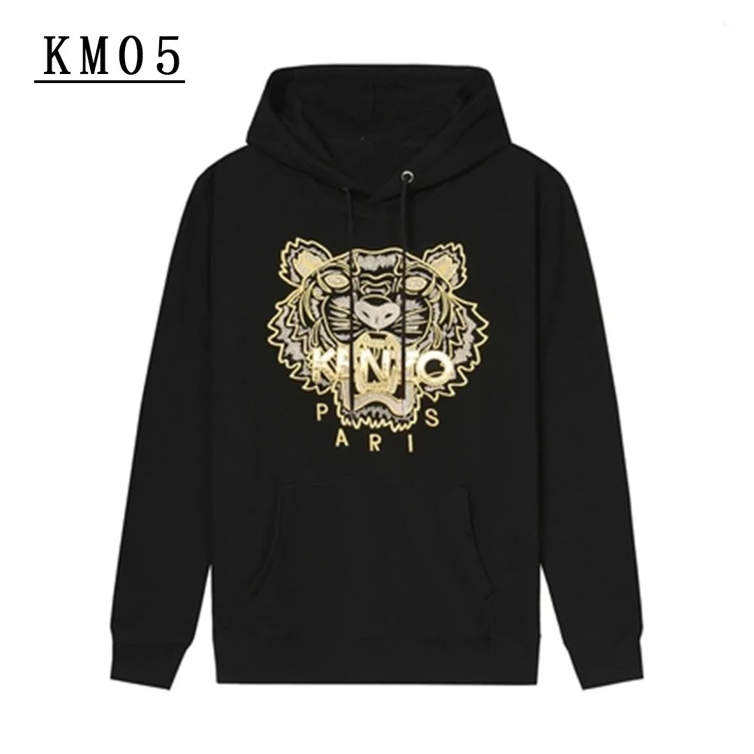 Kenzo Kenzo KM05 Black Tiger Hoodie Black - 1