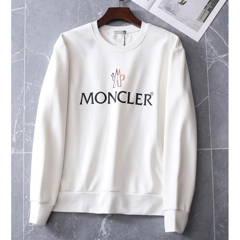 Moncler Moncler White Crewneck Sweatshirt White