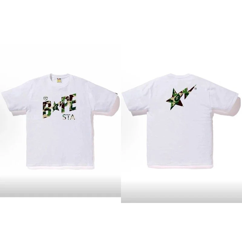 A Bathing Ape A Bathing Ape BAPE STA White Camo T-Shirt White - 1
