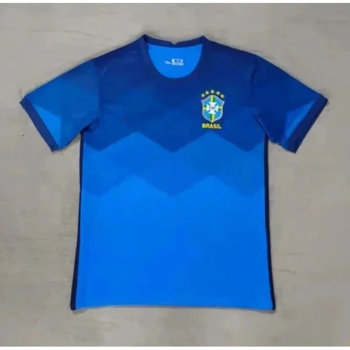 Nike Nike 2021 Brazil Away Soccer Jersey Blue