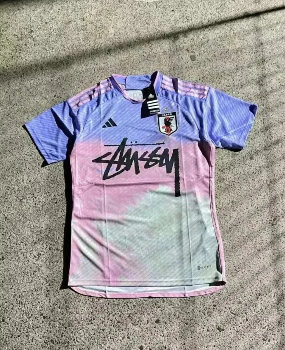Adidas Adidas x Stussy Japan National Team Purple/Pink Gradient Soccer Jersey Purple