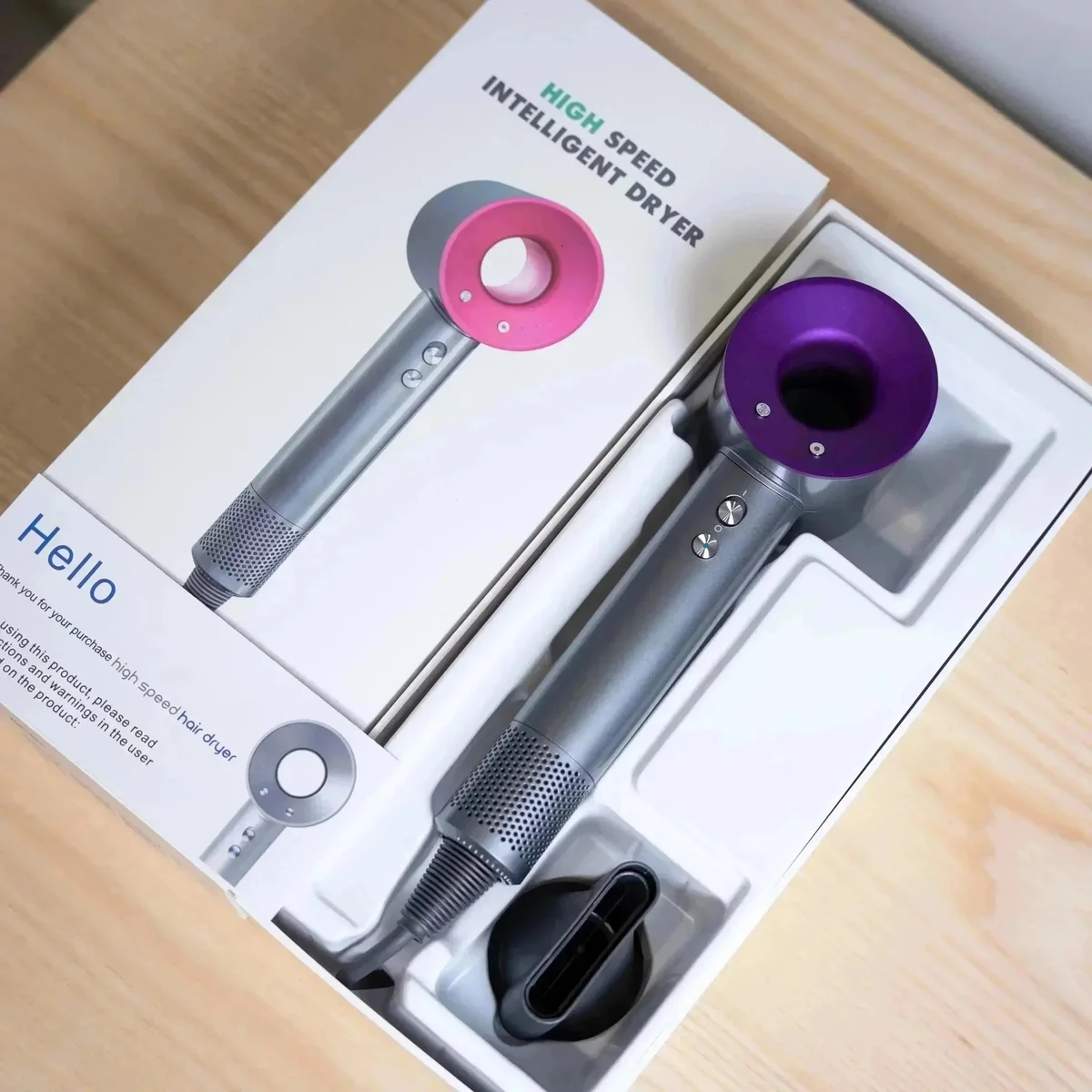 High Speed Intelligent Hair Dryer Purple/Gray — Oopbuy Spreadsheet find