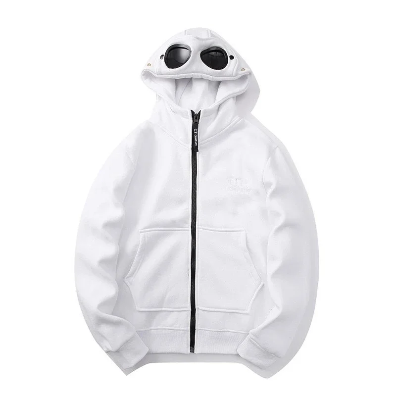 Cav Empt Cav Empt BB33 White/Black Goggle Hoodie White - 1