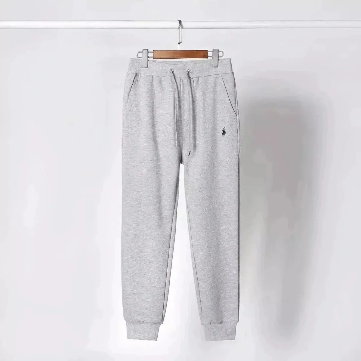 Polo Ralph Lauren Polo Ralph Lauren Grey Pony Logo Sweatpants Grey - 1
