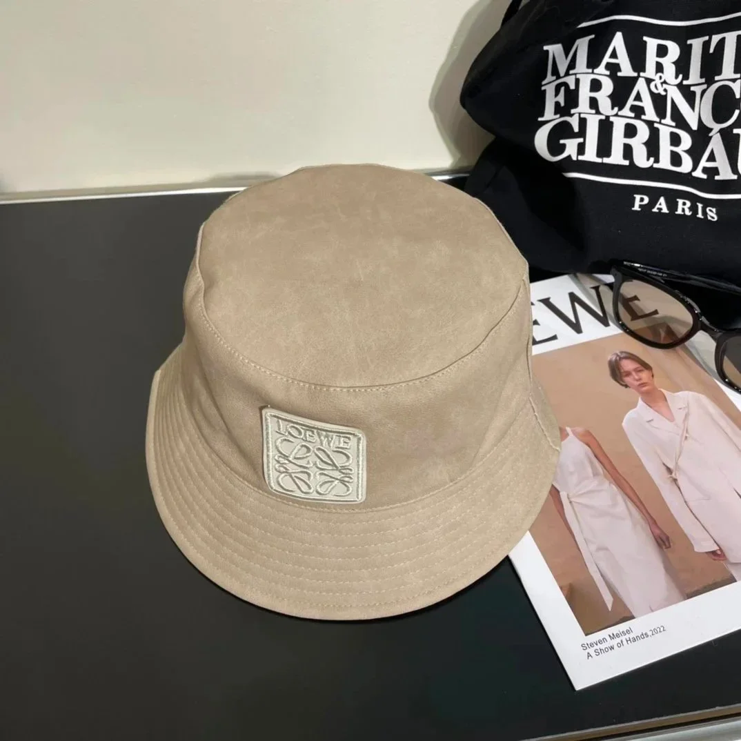 Loewe Loewe Anagram Bucket Hat Beige Beige