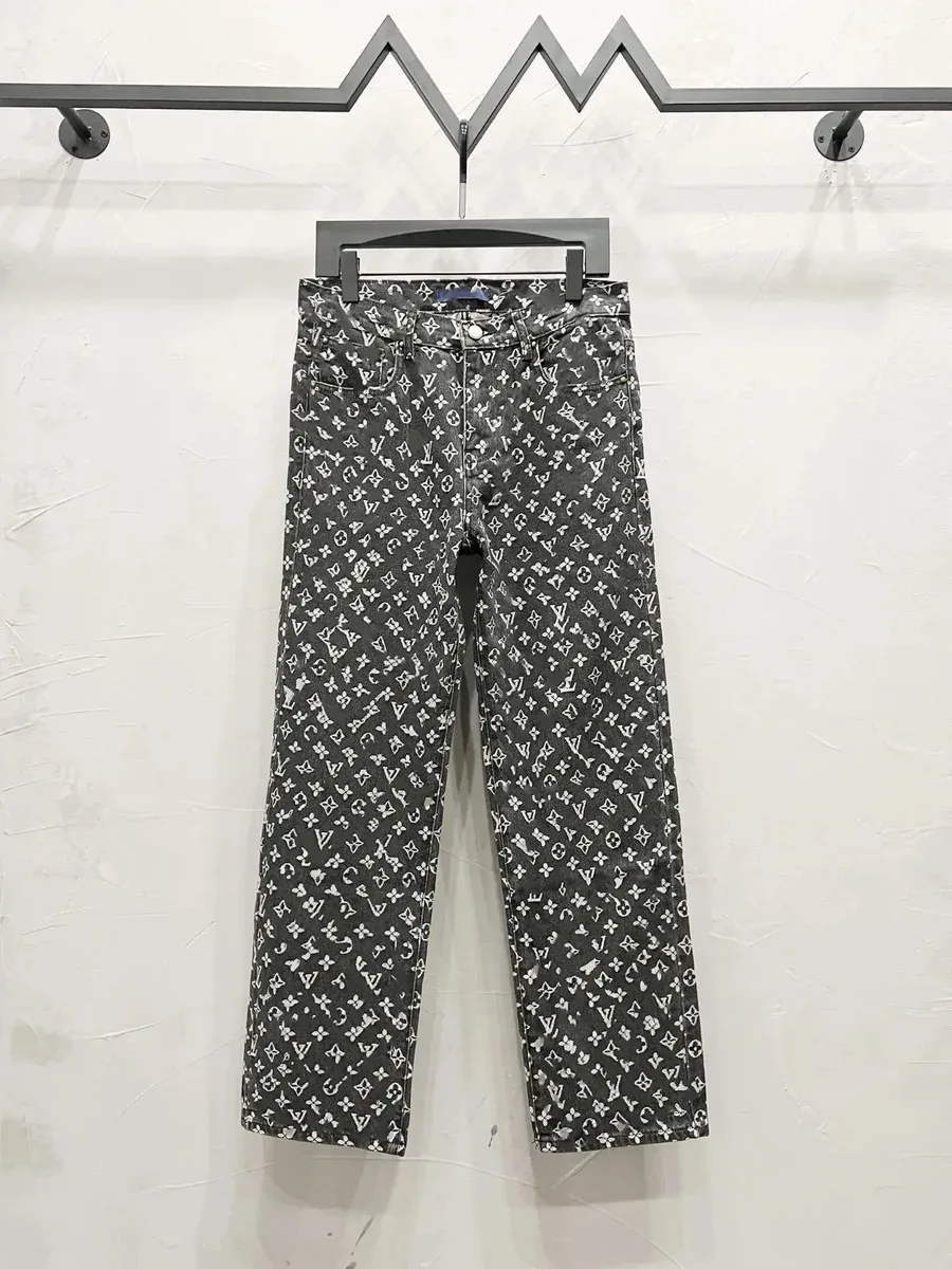 Louis Vuitton Monogram Black/White Trousers