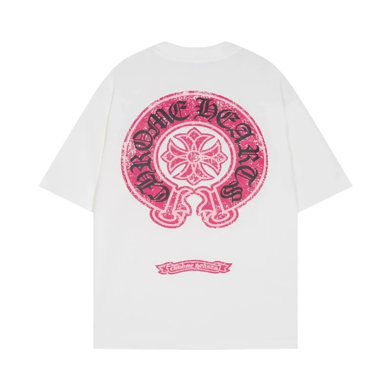 Chrome Hearts Chrome Hearts CH Cross White/Pink T-Shirt White