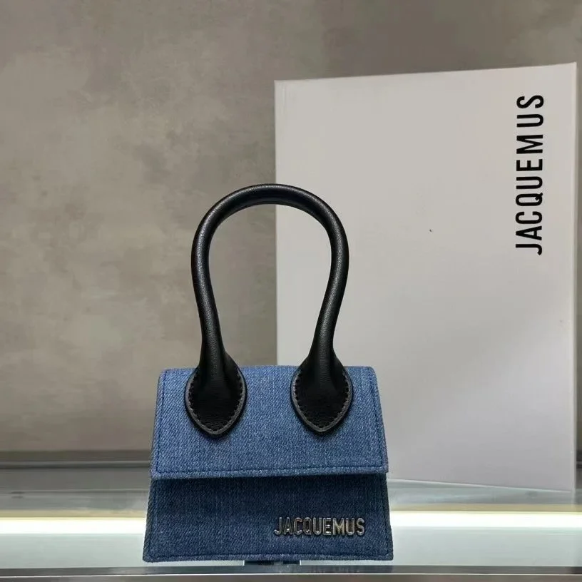 Jacquemus Jacquemus Le Chiquito Denim Mini Bag Blue - 1