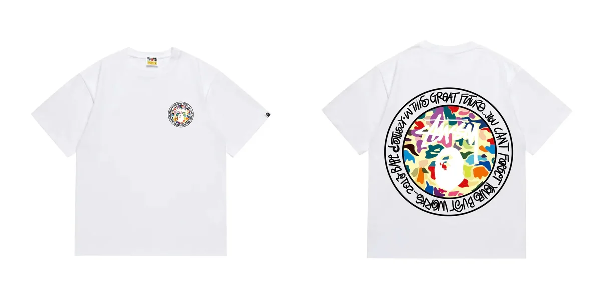 A Bathing Ape A Bathing Ape BAPE STA White T-Shirt White - 1