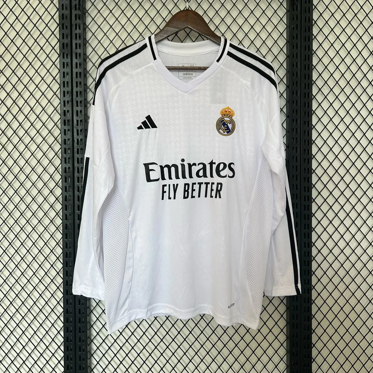Adidas Adidas Real Madrid Long Sleeve Jersey White White - 1