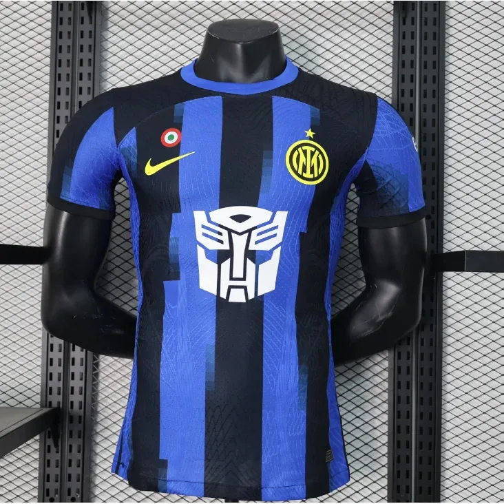 Nike Nike Inter Milan Transformers Jersey Blue Black Soccer Shirt Blue - 1