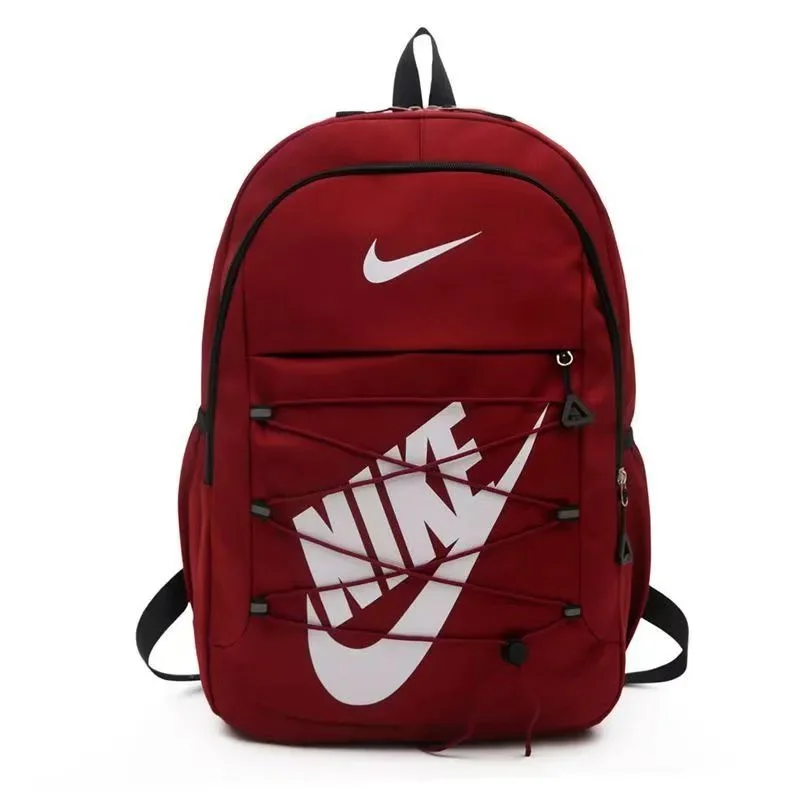 Nike Nike Red Backpack with White Swoosh and Futura Logo Red - 1