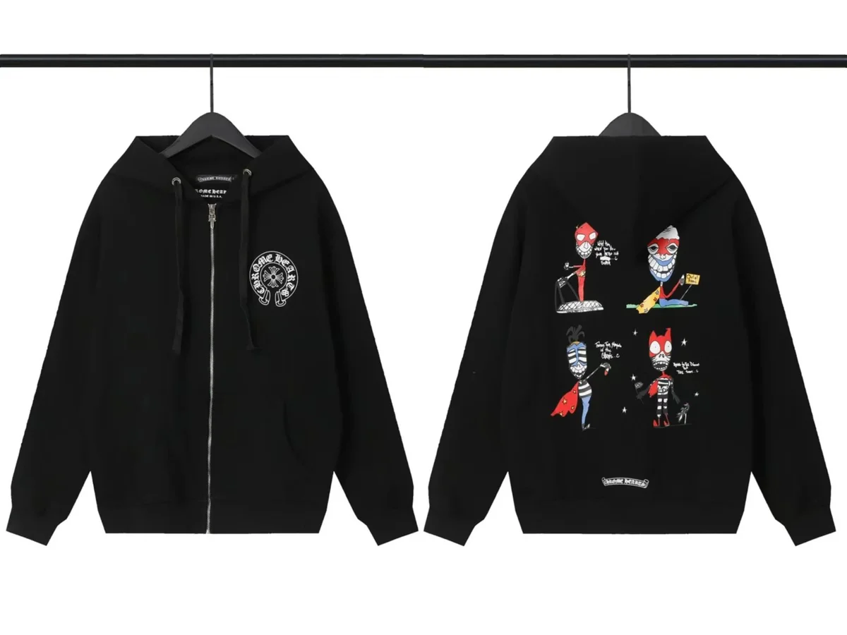 Chrome Hearts Chrome Hearts CH Cross Black Zip-Up Hoodie Black