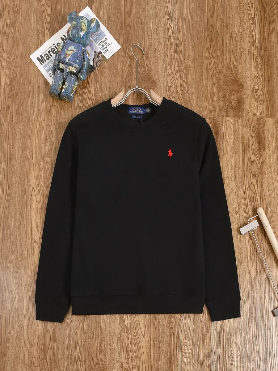 Polo Ralph Lauren Polo Ralph Lauren Black Red Pony Sweater Black - 1